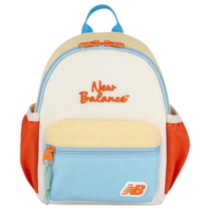 New Balance New Balance Polyester Backpack Mini Women's Beige & Blue & Yellow