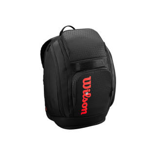 Wilson Polyester Backpack Medium Unisex Black/Red