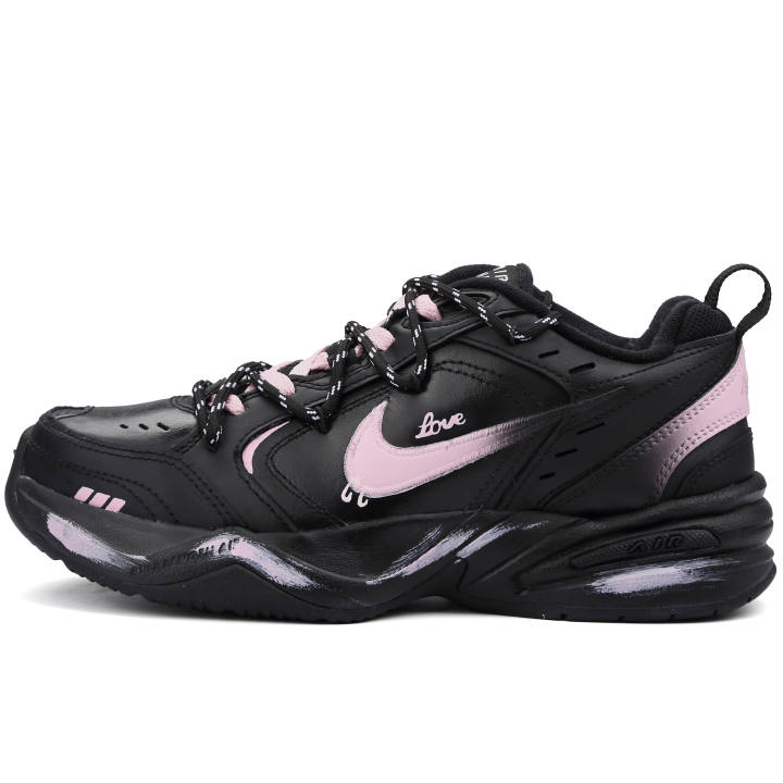 Nike Nike Air Monarch 4 Thirteen Months Rose Slip Resistant Abrasion Resistant Low top Chunky Sneakers Unisex Black