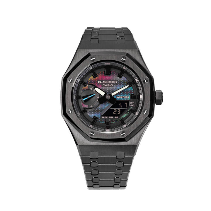 CASIO CASIO Custom Collection Quartz Movement Unisex Multicolor Watch Dial