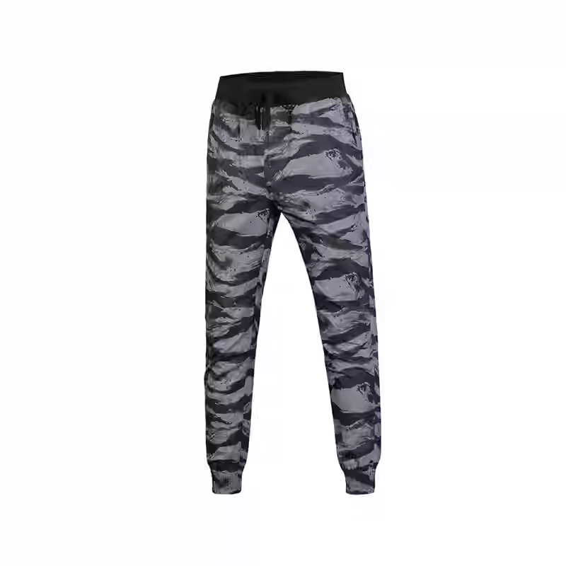 Li-Ning Li Ning Knitted Sweatpants Men's Black Gray Print
