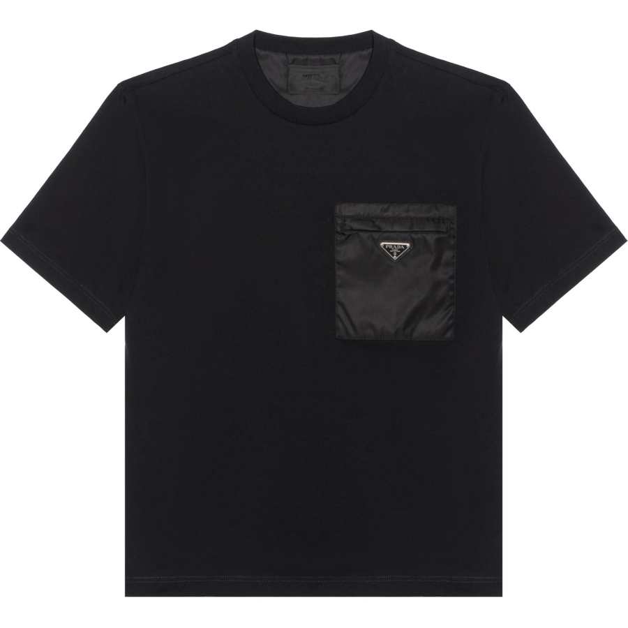 PRADA PRADA Re Nylon T Shirt Men's Black