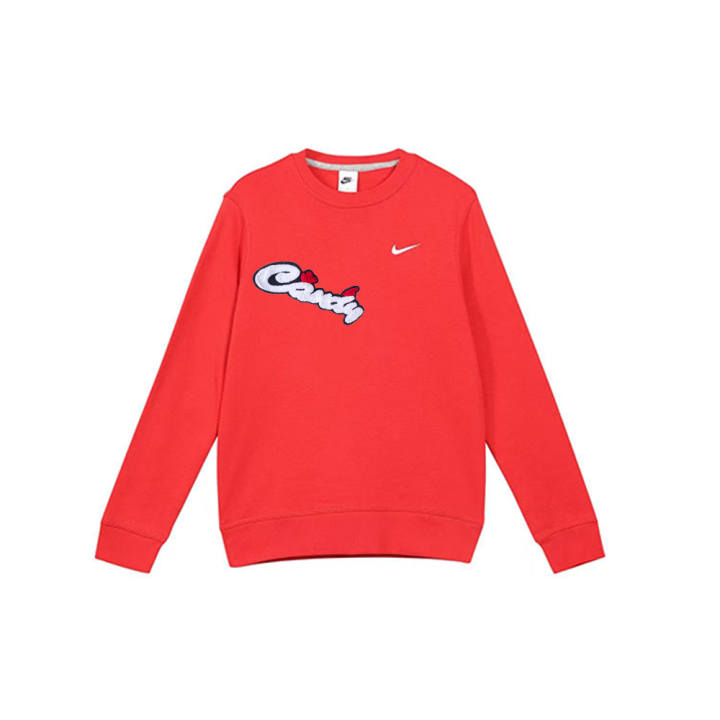 Nike Nike Sweatshirts Unisex Red Crew Neck Moderate