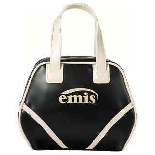 Emis PVC Tote Bag, Shopping Bag, Handbag Mini Unisex Black