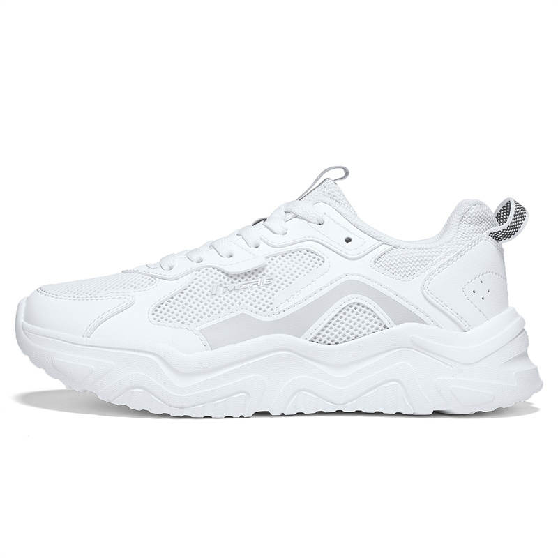361° Cushioning Slip Resistant Lightweight Low top Casual Shoes Women's White Gray