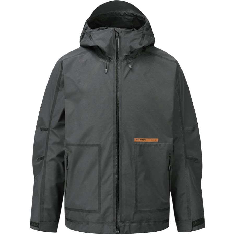 SALOMON Jackets & Coats Men's Premium Gray