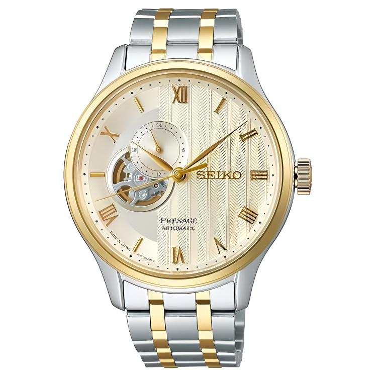 SEIKO Automatic/Manual Mechanical Movement Stainless Steel Strap Watch 48.4mm Men's Watches