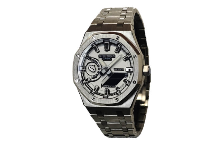 CASIO CASIO Custom Collection Electronic Movement Watch Men's Watches Silver Dial