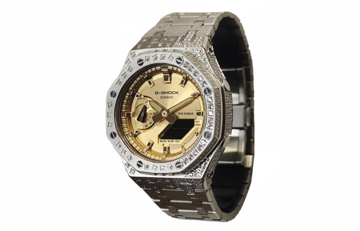 CASIO CASIO Custom Collection Quartz Movement Stainless Steel Strap Watch Men's Watches Gold Dial