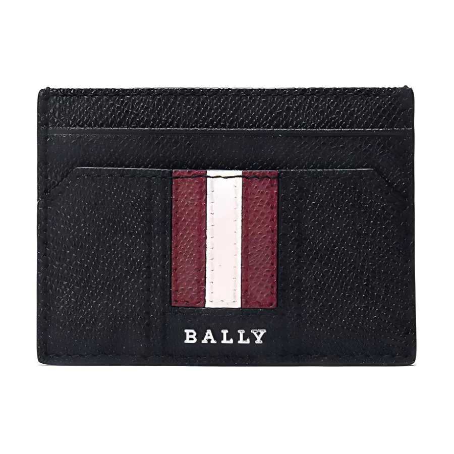 BALLY BALLY Leather Card Holder Regular Men's Black
