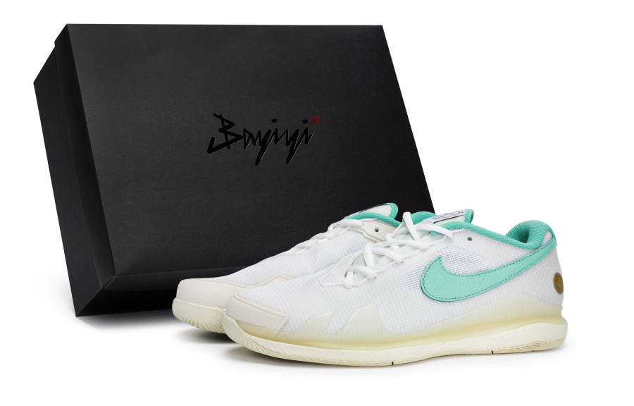 Nike Nike Air Zoom Vapor Pro 811 Manufacturing Low top Tennis Shoes Unisex White Pink Tiffany