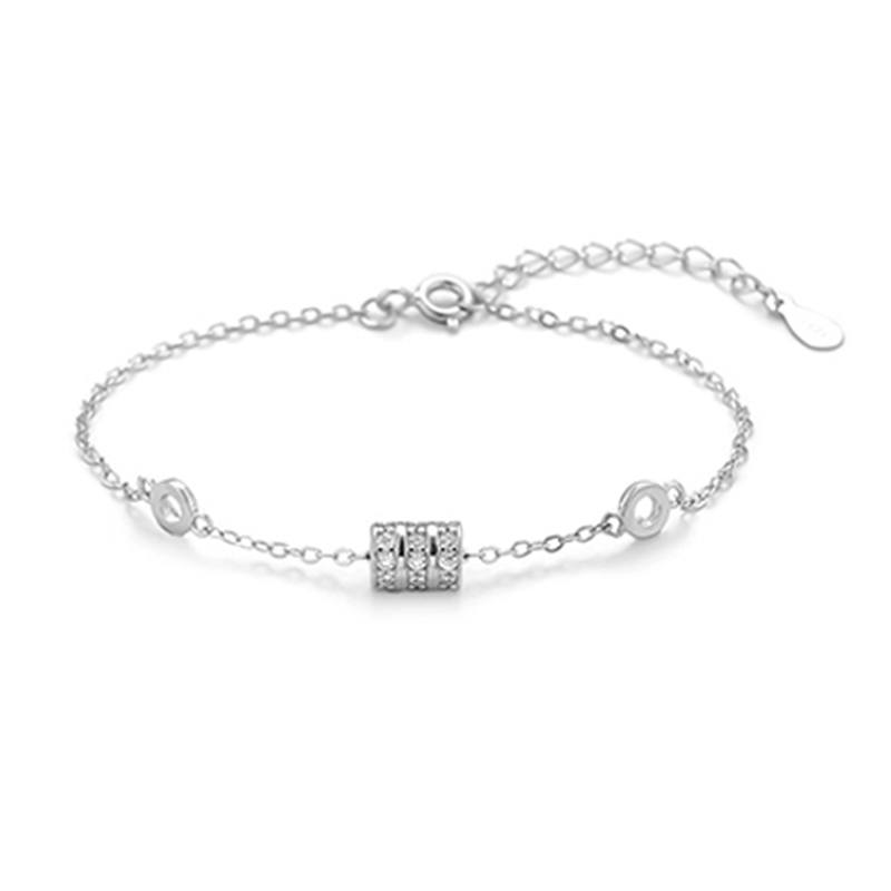 KADER 999 Fine Silver KADER S925 Silver Bracelets Women's Silver White
