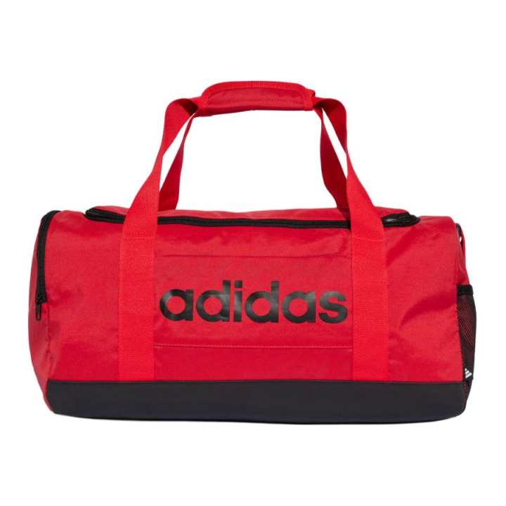 Adidas Adidas Polyester One Shoulder Crossbody Handheld Gym Bag Small Unisex Red