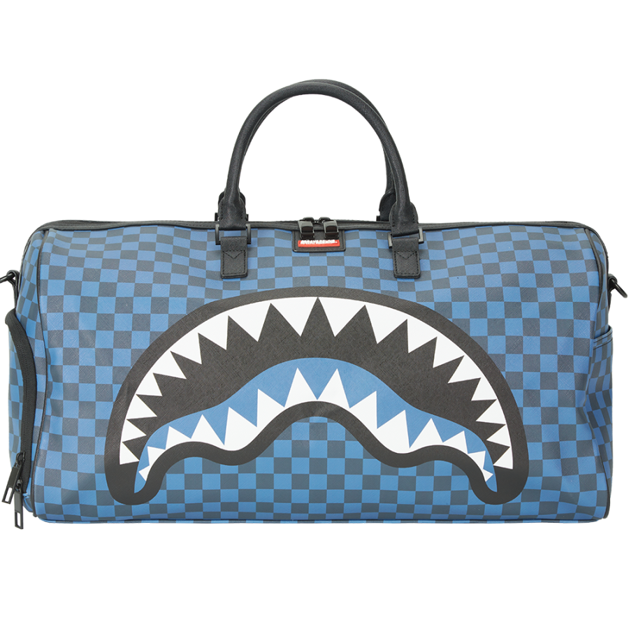 SPRAYGROUND PVC Boston Bag Travel Bag Gym Bag Unisex Medium Blue