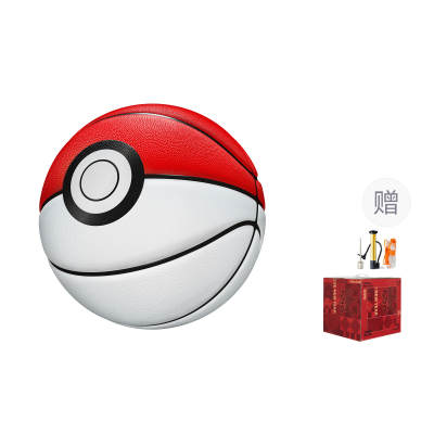 VEIDOORN x Pokemon Pu Basketball White Red Colorway Size 7 Street Training Competition Unisex China Mainland Version