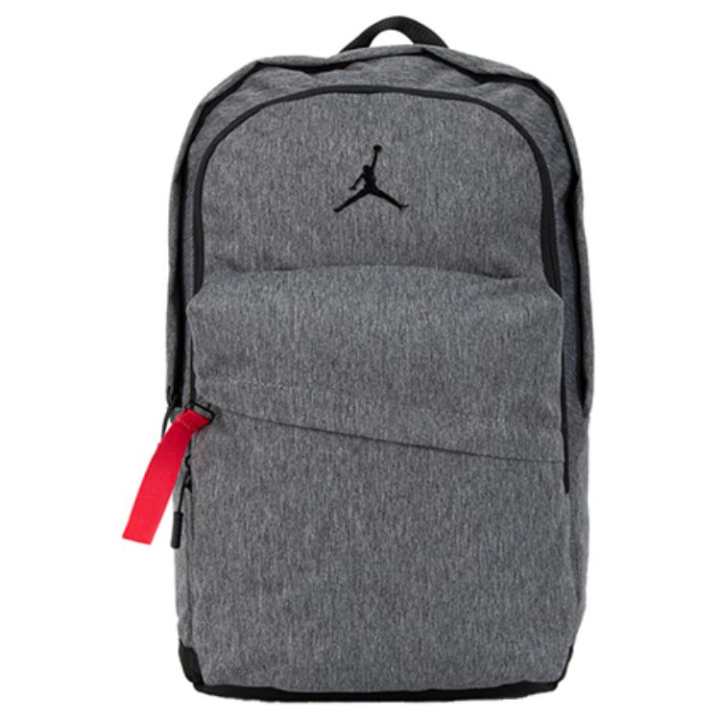 Jordan Jordan Polyester Backpack Regular Unisex Gray