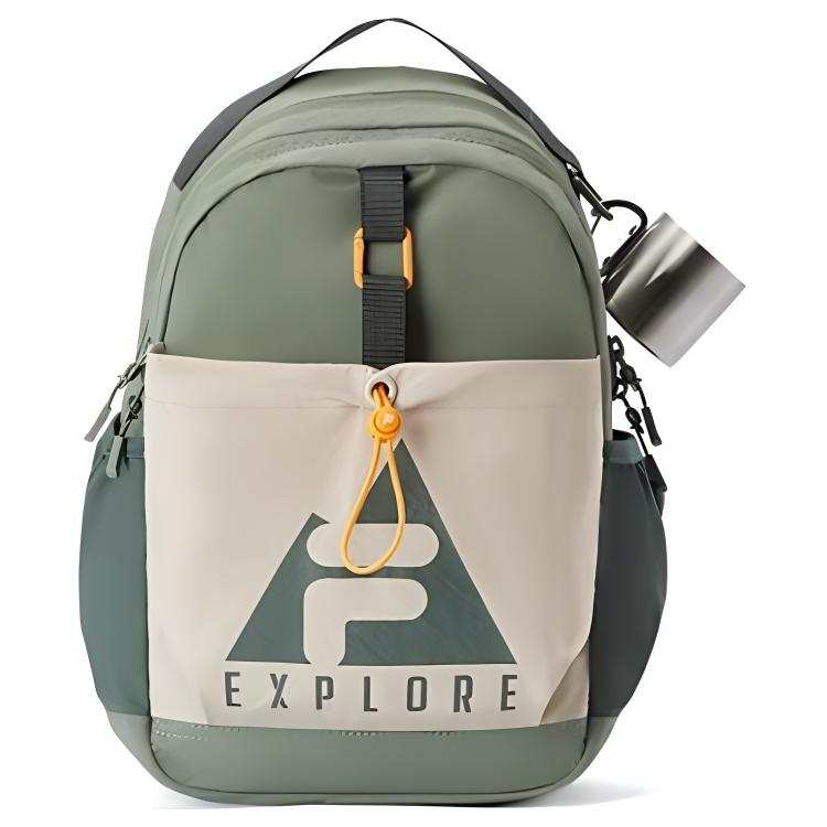 FILA FILA Nylon Backpack Extra Small Unisex Wave Gray Green
