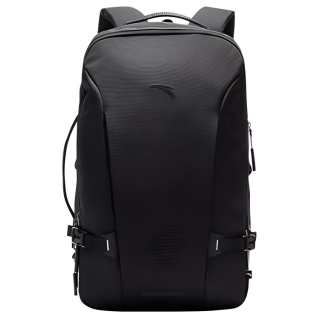 Anta Business Casual Fabric Backpack Unisex Basic Black