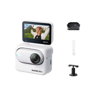 Insta360 GO 3 2.7K Thumb Cameras, Sports Parent Child Services Vlog Cycling Pet Waterproof Stabilization Action Cameras