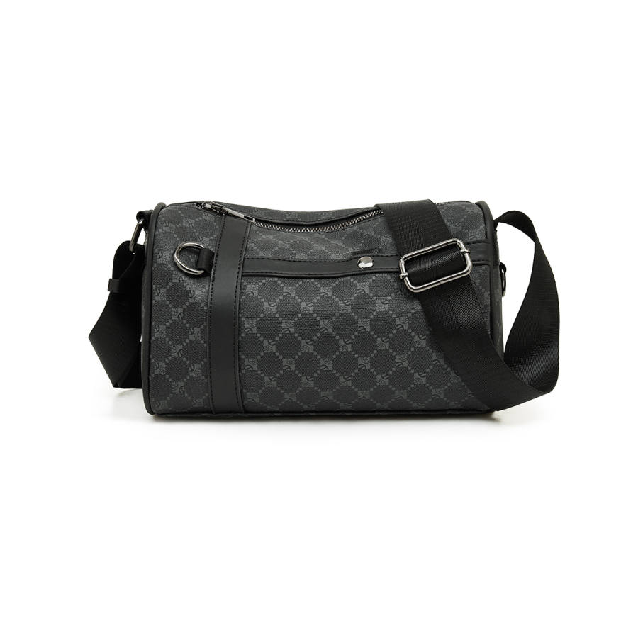 LAORENTOU Synthetic Leather Shoulder Bag, Crossbody Bag Men's Multicolor