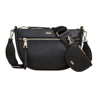 DKNY Artificial Leather Shoulder Bag, Crossbody Bag Women's Black