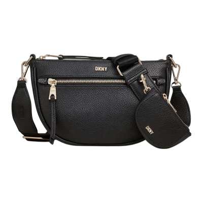 DKNY Artificial Leather Shoulder Bag, Crossbody Bag Women's Black