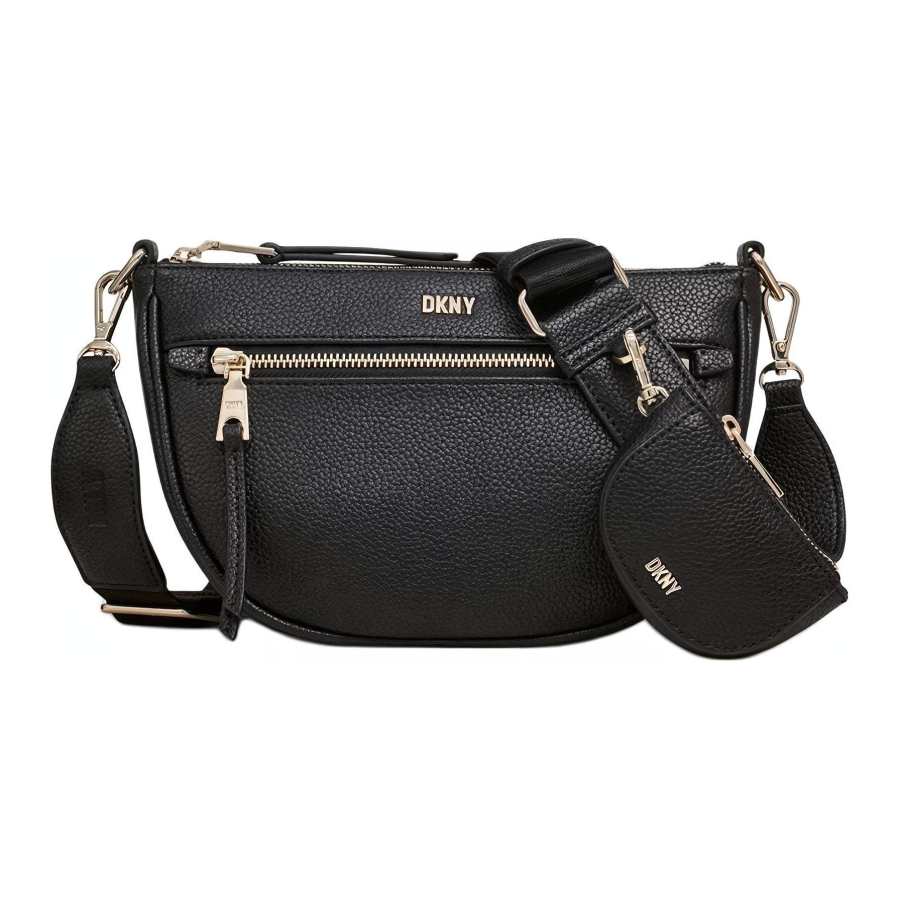 DKNY Artificial Leather Shoulder Bag, Crossbody Bag Women's Black