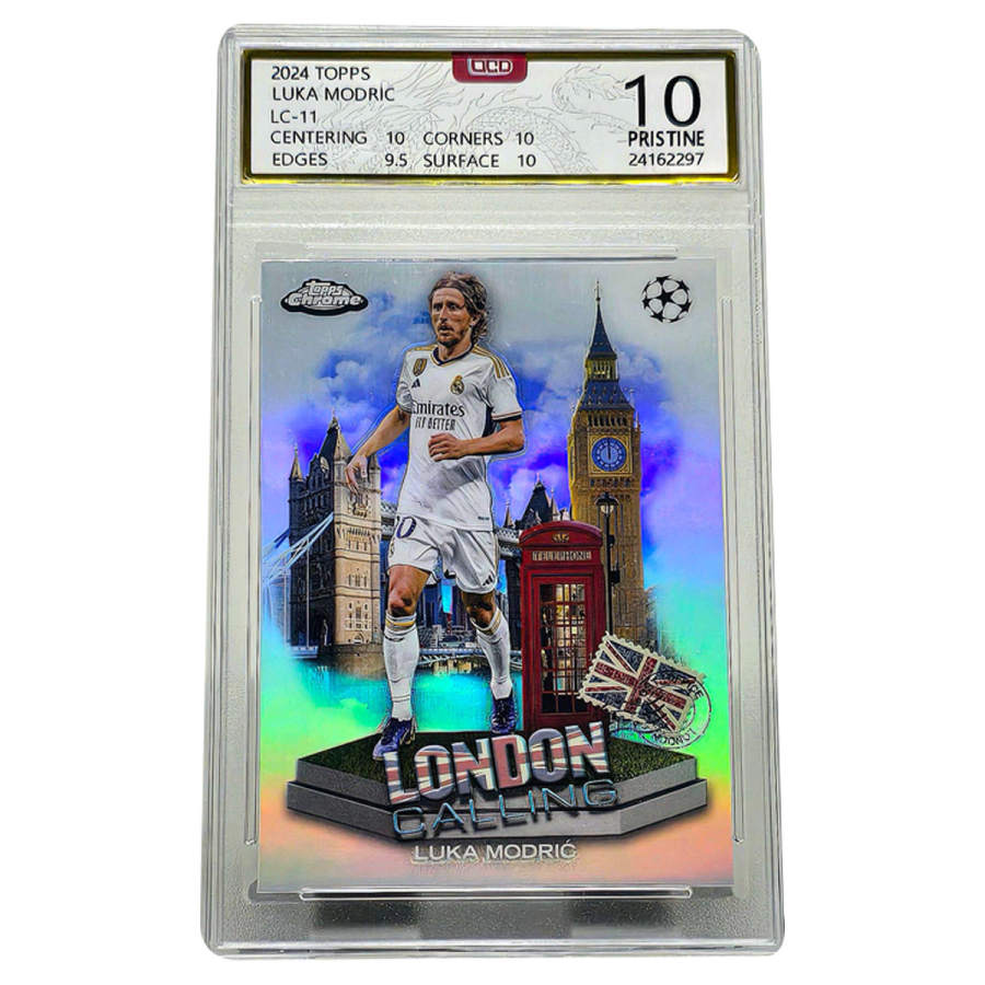 Topps Luka Modrić Player Card Chrome London Summon Moment Collection, Real Madrid Moment, Champion Points 10 Points