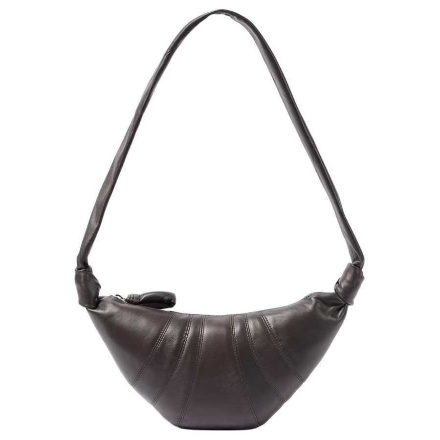 Lemaire Croissant Leather Croissant Bag Shoulder Bag Small Women's Brown