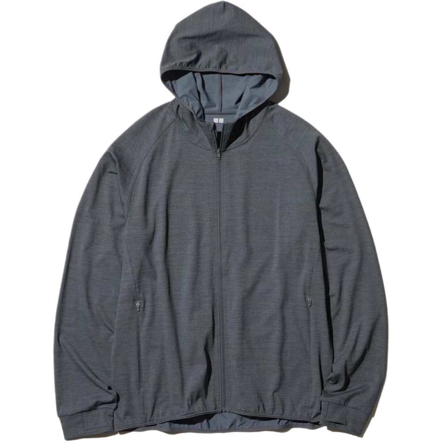 UNIQLO UV Protection Sun Protection Clothing Unisex Dark Gray