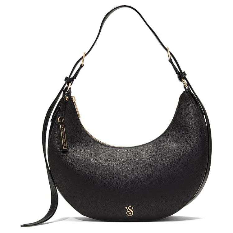 Victoria's Secret Pu Shoulder Bag Medium Women's Black