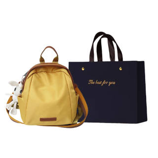 ZUONU Oxford Backpack Regular Women's Yellow/Beige/Pink