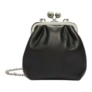 WEEKEND MaxMara Sheepskin Crossbody Bag, Shoulder Bag Extra Mini Women's Black