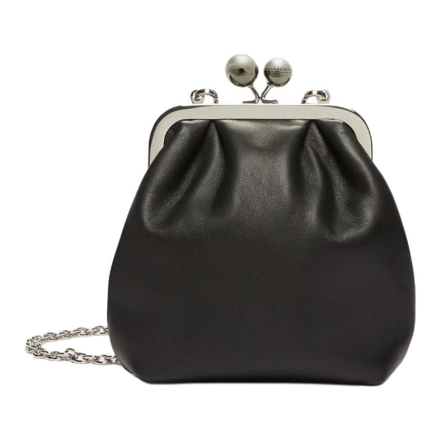 WEEKEND MaxMara Sheepskin Crossbody Bag, Shoulder Bag Extra Mini Women's Black