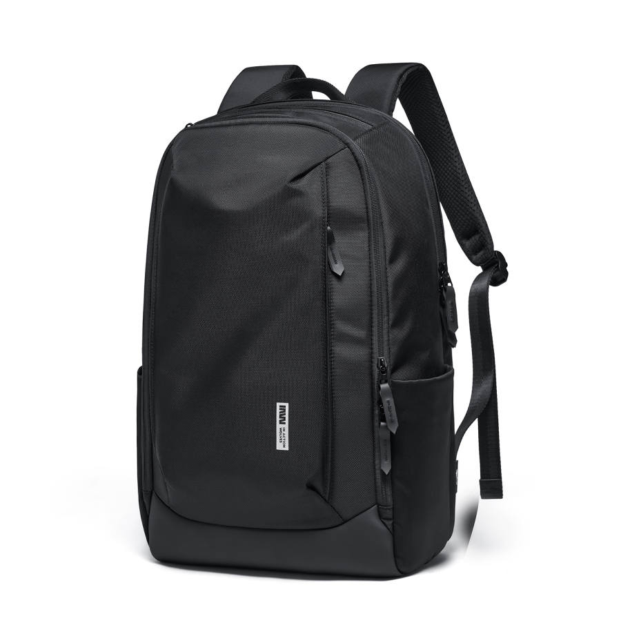 SEPTWOLVES SEPTWOLVES Fabric Backpack QPL Unisex Black