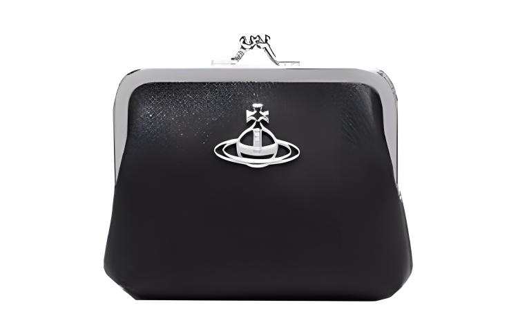Vivienne Westwood Casual Leather Wallet Women's Black