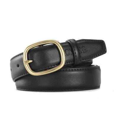 AOKANG Split Cow Leather Belts Women's 2.8cm