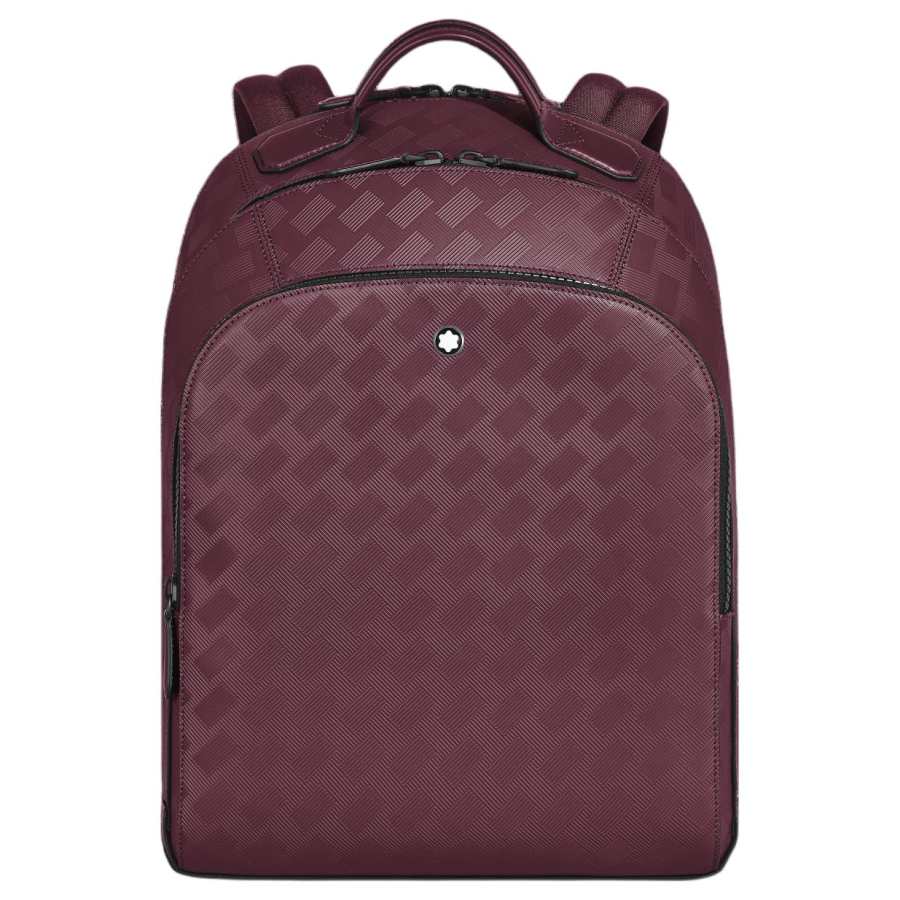 MONTBLANC MONTBLANC Grain Cow Leather Backpack Large Unisex Bordeaux Red