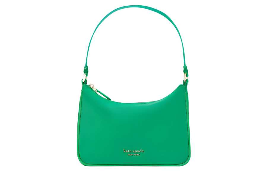 Kate Spade Nylon Fabric Shoulder Bag, Handbag, Shoulder Bag Small Women's Fresh Green