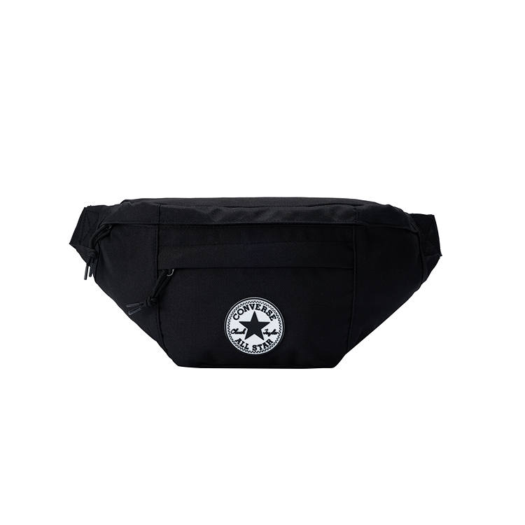 Converse Polyester Crossbody Fanny Pack Unisex Jet Black