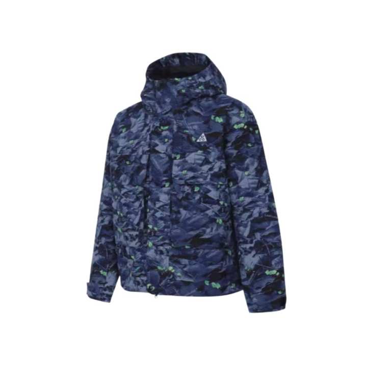 Nike Nike Puffer Jackets Men's Blue Hooded Thin Other