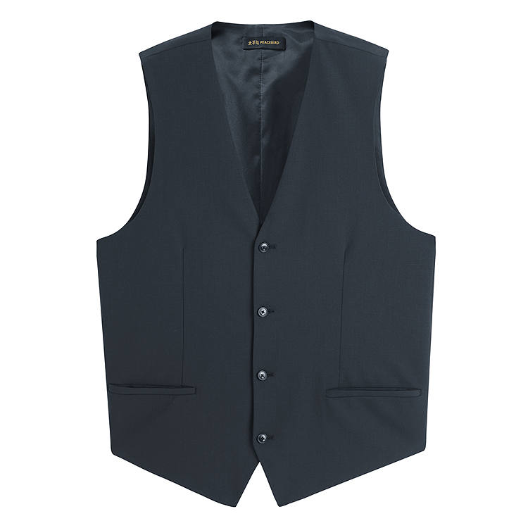 PEACEBIRD MEN Vest Men's Dark Gray