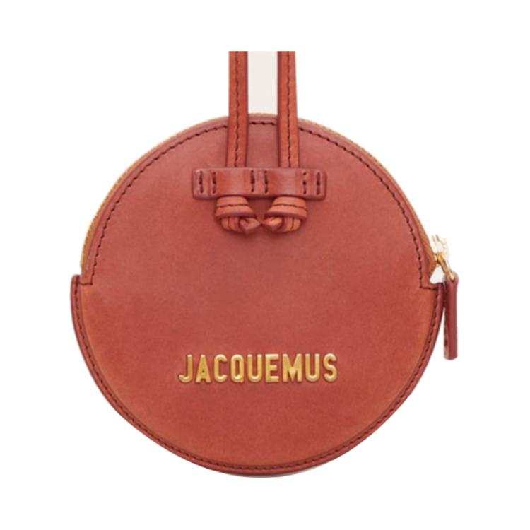 Jacquemus Jacquemus Leather Coin Purse Mini Men's Dark Red