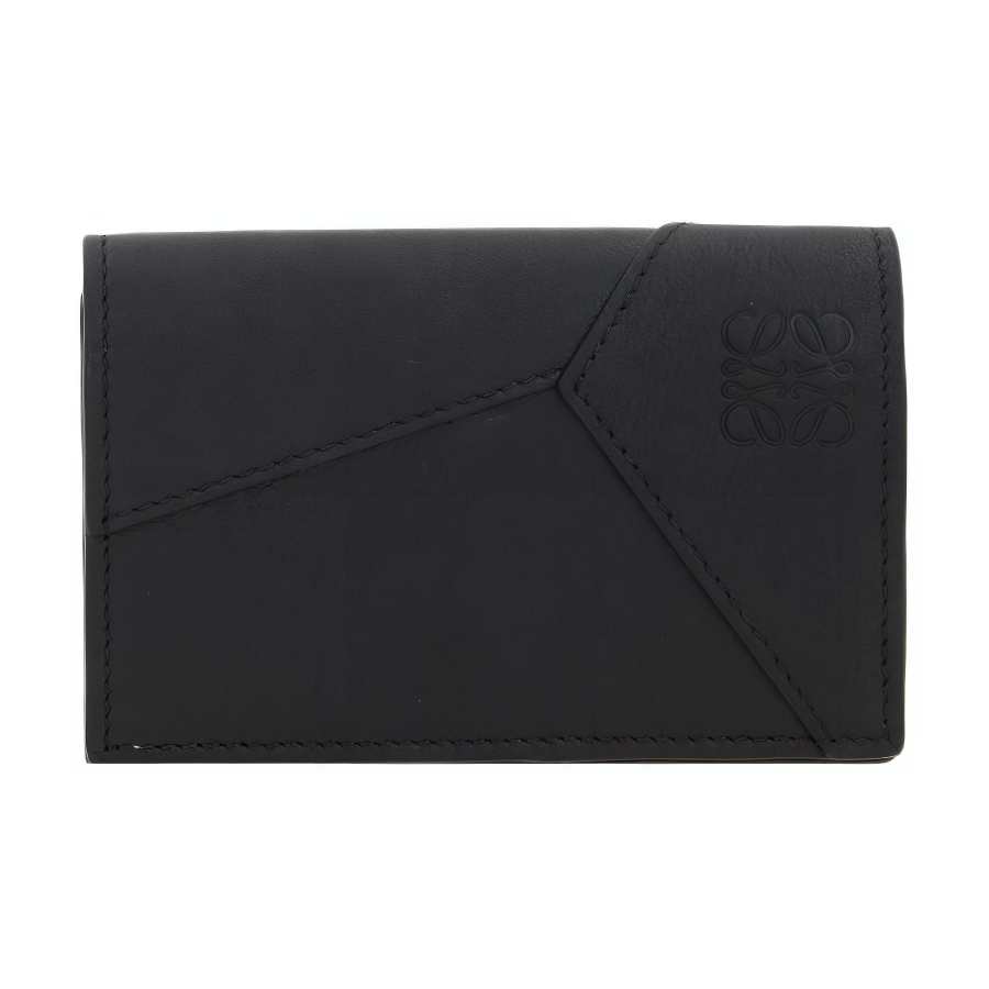 LOEWE LOEWE Cow Leather Card Holder Men's Black