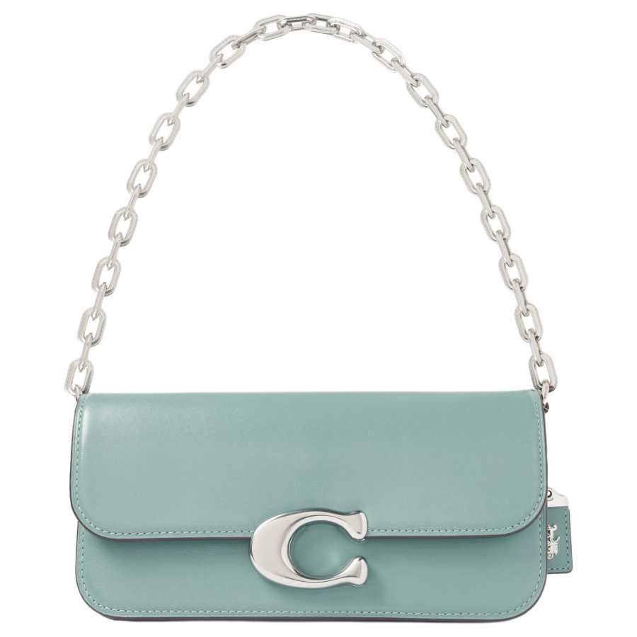 COACH IDOL Calfskin Portable Crossbody Bag, Shoulder Bag Medium Women's Blue