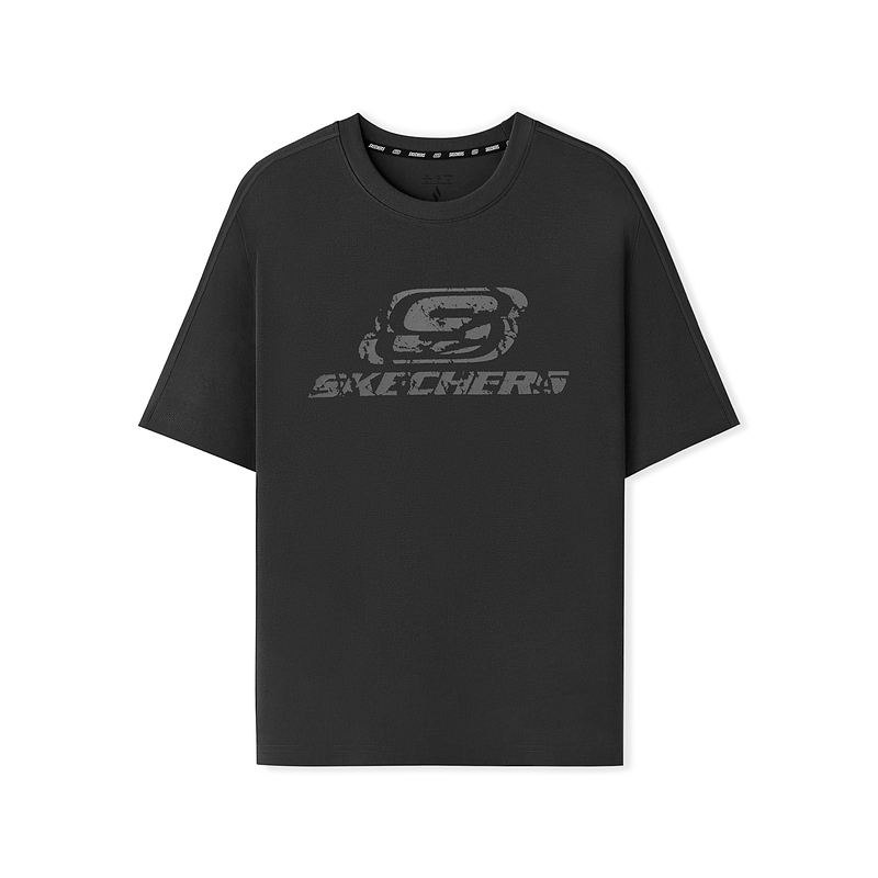 Skechers Sportlife T Shirt Unisex Carbon Black