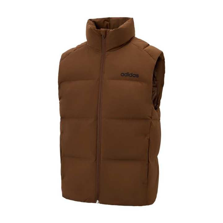 Adidas Adidas Vests Men's Brown Stand Collar Moderate Other