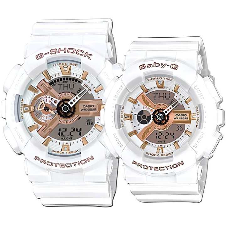 CASIO CASIO Unisex Pair Table Series Gray Watch LOV-15A-7A
