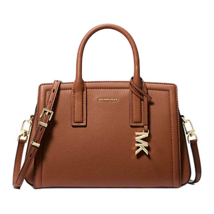 MICHAEL KORS Laila Leather Tote Handbag Small Women's Brown