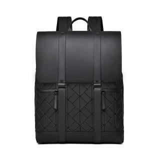 FAIRWHALE Pu Backpack Laptop Bag Backpack Unisex Black